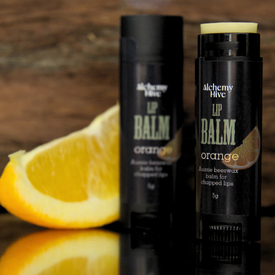 Orange BALM - Beeswax Lip Balm Twin Pack