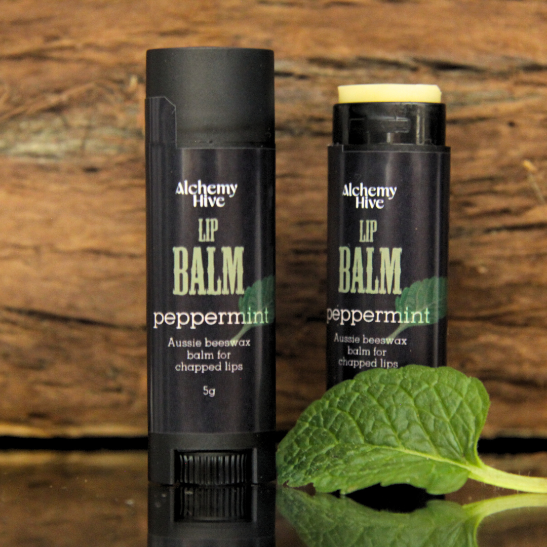 Peppermint BALM - Beeswax Lip Balm Single